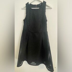 Mossimo for Target Black Eyelet Sleeveless Dress (Size M)